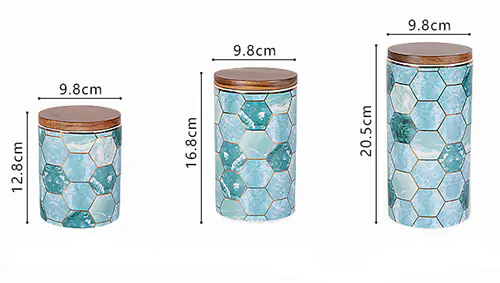 Light luxury ceramic sealed tank kitchen grain storage tank (3) Light luxury ceramic sealed tank kitchen grain storage tank (3)