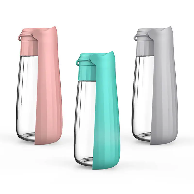 Botella de agua plegable portátil para exteriores de gran capacidad para perros (1)