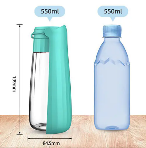 Outdoor portable folding dog large capacity water bottle (3)
