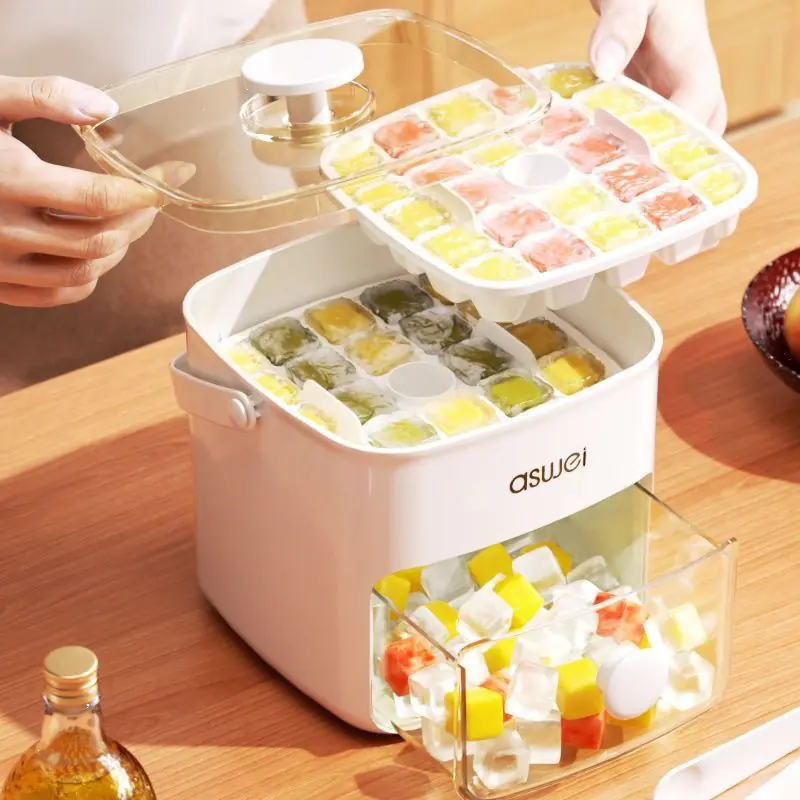 Prensa de hielo de plástico para almacenamiento de hielo de gran capacidad (6)