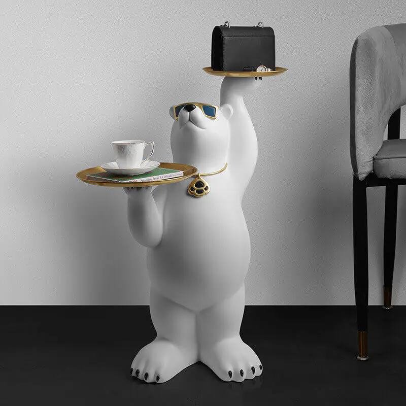 Polar bear floor furniture living room2