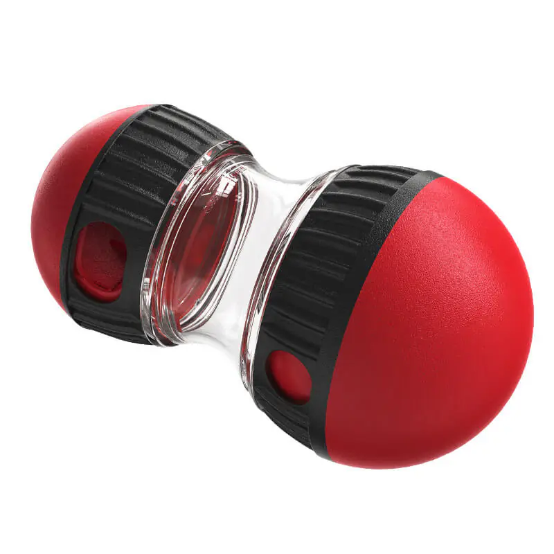 Rotating food dispensing dog toy (1)