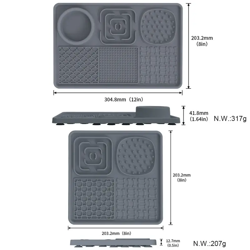 Slow feeder mat for dogs (2)