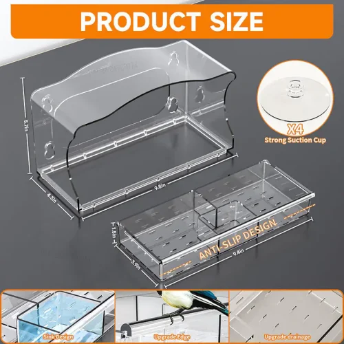 Transparent acrylic bird cage (1) Transparent acrylic bird cage (1)