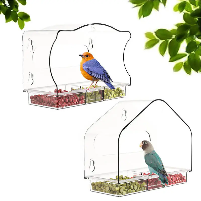 Transparent acrylic bird cage (3)