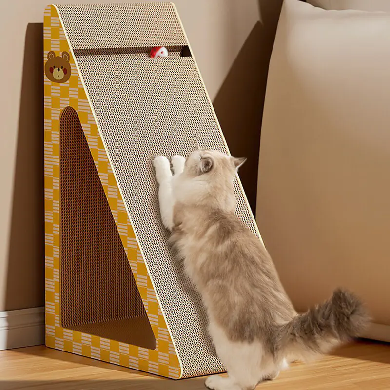 Vertical triangular cat scratching pad cat scratching board (1)