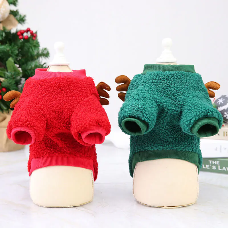 Winter Warm Pet clothe for Christmas style (2)