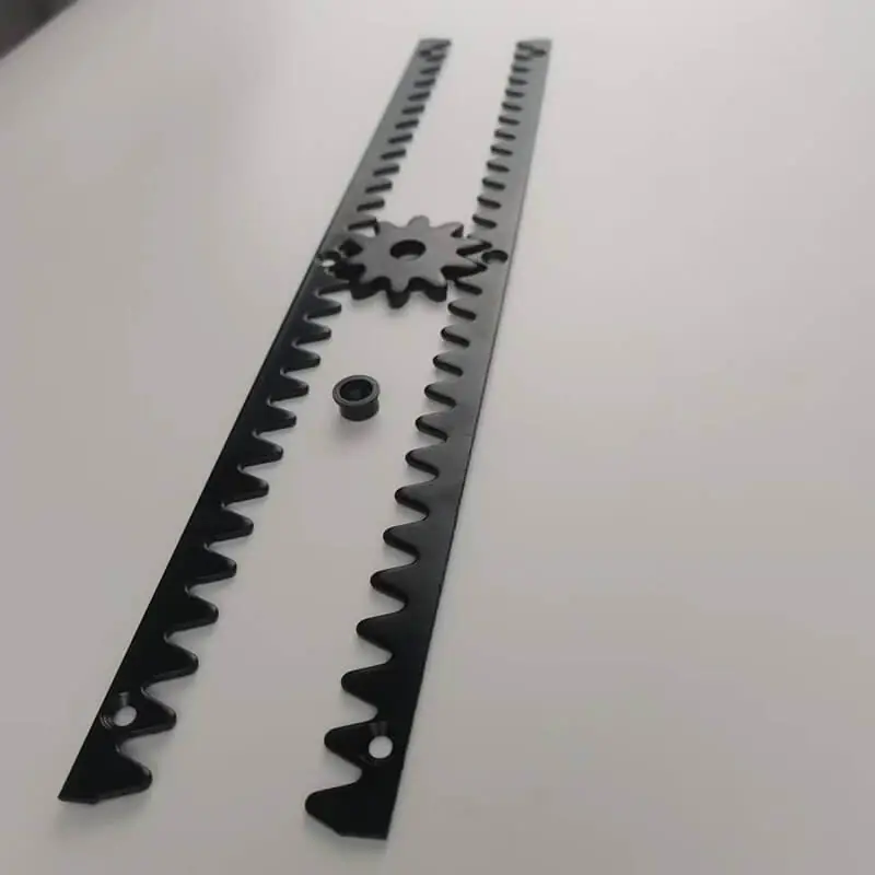 Wooden track rack pinion core 2