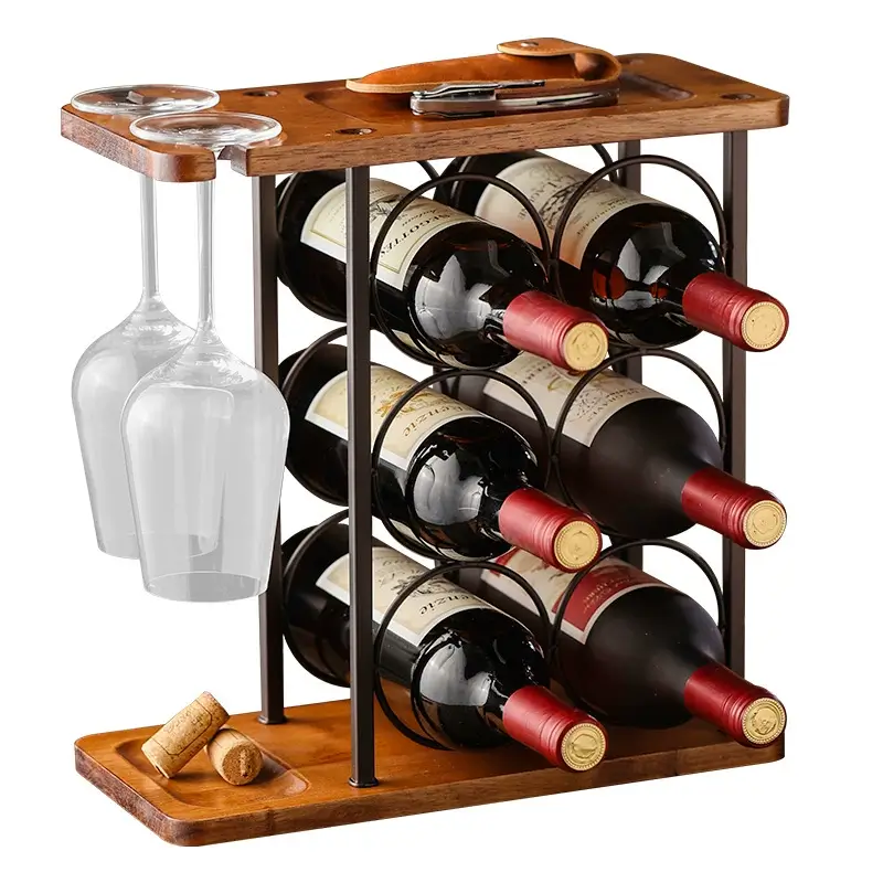 Woodend Red Wine Cup Holder rack (1)