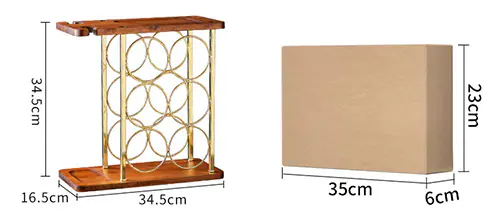 Woodend Red Wine Cup Holder rack (3)