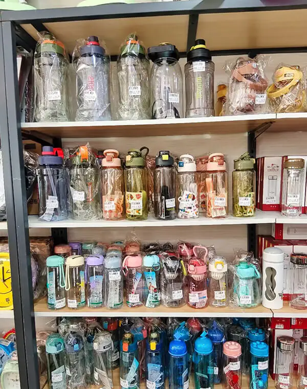 plastic cups